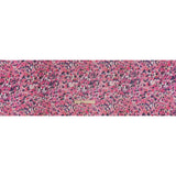 Silk Birdseye Pique Voile Print Made in Italy - Pink, Dark Purple and Lavender Watercolor Roses - Deadstock