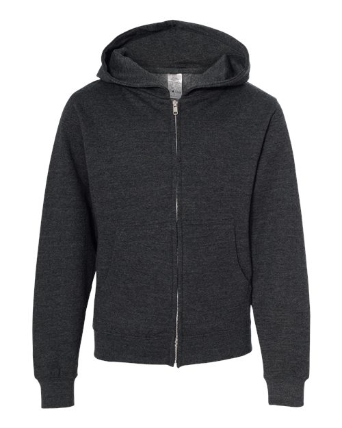 Youth Midweight Full-Zip Hooded Sweatshirt