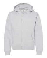 Youth Midweight Full-Zip Hooded Sweatshirt