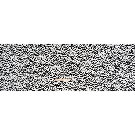 Stretch Cotton Corduroy Print Made in Italy - Black and White Cheetah Spots - Deadstock