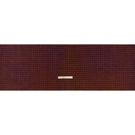 Wool Blend Tweed Twill Made in Italy - Purple, Red and Tan Checks
