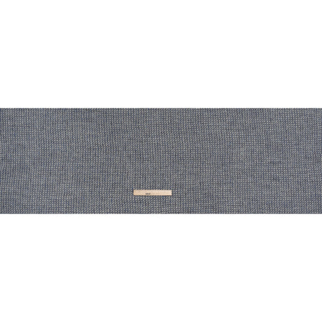 Metallic Wool Blend Tweed Boucle Made in Italy - Blue, Gray and Silver