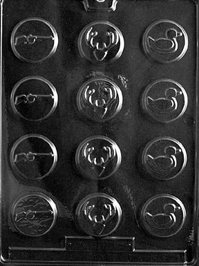 Rifle Gun Hunter Mints Chocolate Mold - LPS021