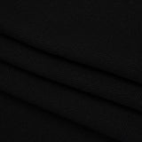Heavy Wool Twill Coating - Black Herringbone - Deadstock