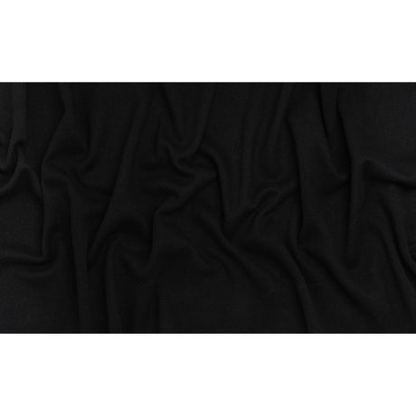 Heavy Wool Twill Coating - Black Herringbone - Deadstock