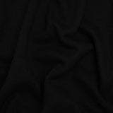 Heavy Wool Twill Coating - Black Herringbone - Deadstock