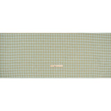 Metallic Wool and Acrylic Tweed Twill - Mint Green, Gold and White Geometric - Deadstock