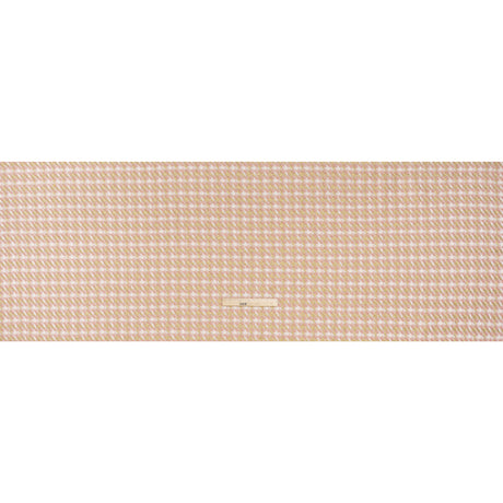 Metallic Wool and Acrylic Tweed Twill - Pink, Gold and White Geometric - Deadstock