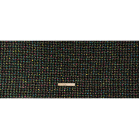 Metallic Acrylic and Wool Tweed - Black, Green and Gold - Deadstock
