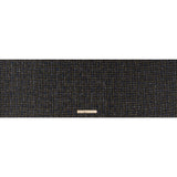 Metallic Acrylic and Wool Tweed - Black, Gray and Gold - Deadstock