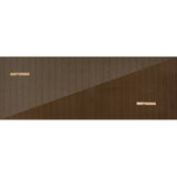 Brushed Wool Double Cloth Coating - Taupe and Warm Brown Chalk Stripes - Deadstock