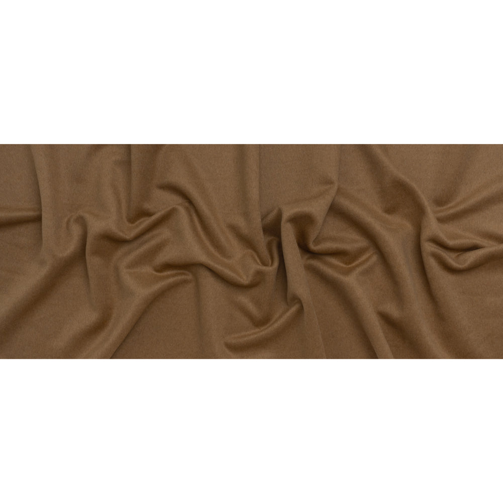 Brushed Wool Blend Coating - Tan - Deadstock