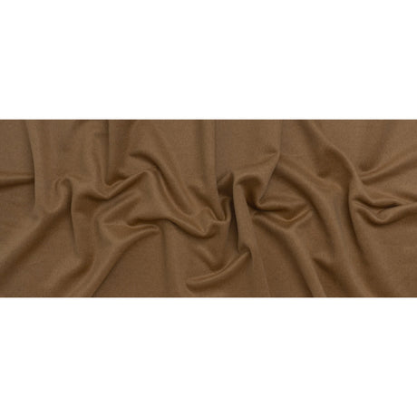 Brushed Wool Blend Coating - Tan - Deadstock