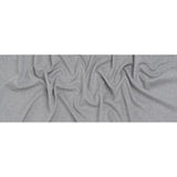 Brushed Polyester Twill Coating - Gray and White - Deadstock