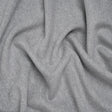 Brushed Polyester Twill Coating - Gray and White - Deadstock