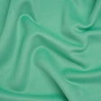 Brushed Wool Blend Twill Coating - Bright Mint - Deadstock