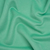 Brushed Wool Blend Twill Coating - Bright Mint - Deadstock
