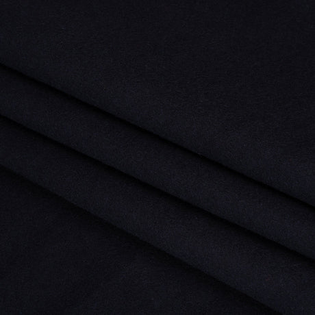 Brushed Wool Blend Coating - Midnight Navy - Deadstock