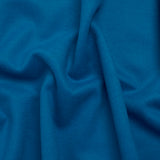 Brushed Wool Blend Coating - Azure Blue - Deadstock