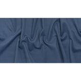 Brushed Wool Blend Double Cloth Coating - Denim Blue - Deadstock