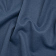 Brushed Wool Blend Double Cloth Coating - Denim Blue - Deadstock