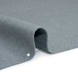 Brushed Wool Blend Coating - Heathered Blue Gray - Deadstock