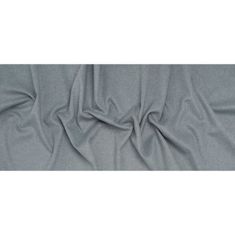 Brushed Wool Blend Coating - Heathered Blue Gray - Deadstock