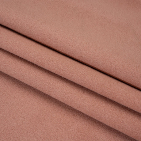 Brushed Wool Blend Coating - Dusty Rose - Deadstock
