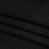 Brushed Wool Herringbone Twill Double Faced Coating - Heathered Charcoal - Deadstock