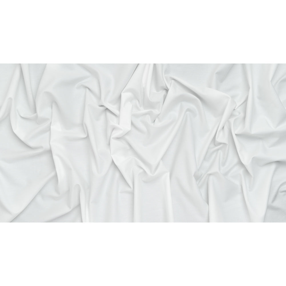 Cotton Oxford Shirting - Greenish White - Deadstock