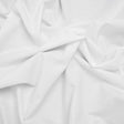 Crisp Cotton Oxford Shirting - White - Deadstock