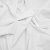 Crisp Cotton Oxford Shirting - White - Deadstock