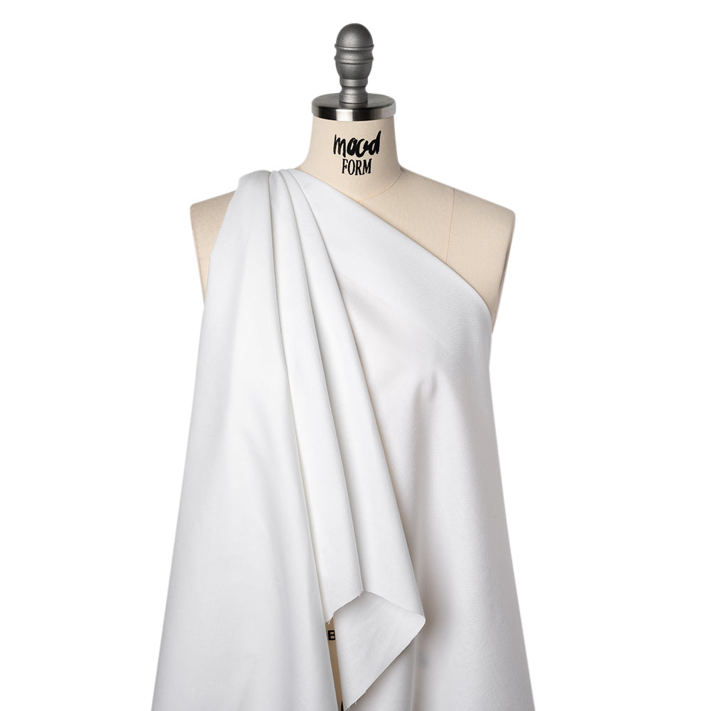 Cotton Oxford Shirting - Off White - Deadstock