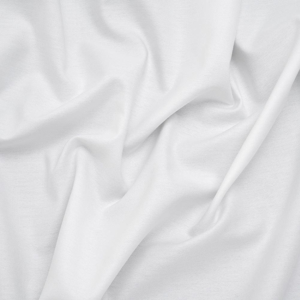Cotton Oxford Shirting - Off White - Deadstock