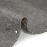 Wool Felt with Stitched Linen Burlap Backing - Heathered Gray and Oatmeal - Deadstock