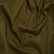 Cotton Twill Shirting - Dark Olive Green Subtle Stripes - Deadstock