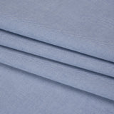 Cotton Oxford Shirting - Medium Blue - Deadstock
