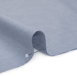 Cotton Oxford Shirting - Medium Blue - Deadstock