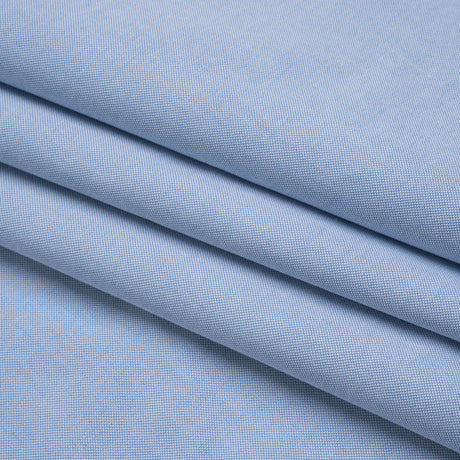 Cotton Oxford Shirting - Baby Blue - Deadstock