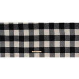 Cotton Twill Flannel - Black and Ecru Buffalo Check - Deadstock
