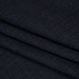 Wool and Alpaca Suiting Made in Italy - Heathered Dark Indigo - Deadstock