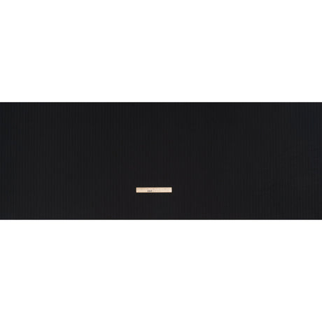 Wool Twill Suiting Made in Italy - Black Tonal Stripes - Deadstock