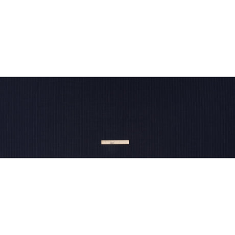 Wool Suiting Made in Italy - Navy and Pale Blue Pinstripes - Deadstock