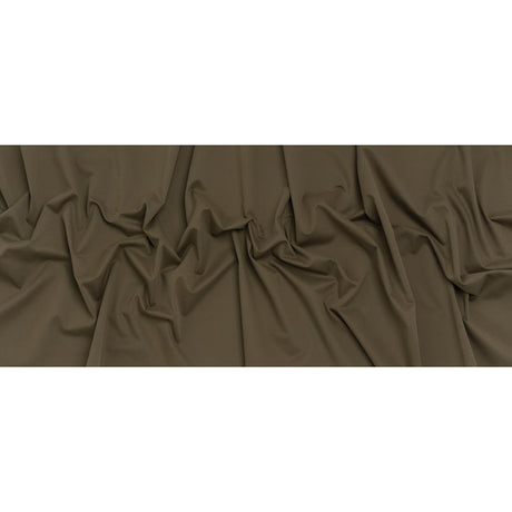 Stretch Cotton and Cashmere Twill Made in Italy - Army Green - Deadstock