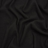 Stretch Brushed Double Face 2x2 Rib Knit - Black - Deadstock