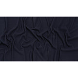 Stretch Brushed Double Face 2x2 Rib Knit - Navy - Deadstock