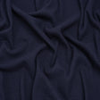 Stretch Brushed Double Face 2x2 Rib Knit - Navy - Deadstock