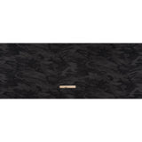 Lightweight Polyester Jersey Print - Black and Charcoal Subtle Camouflage - Deadstock