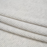 Brushed Cozy Polyester 2x2 Rib Knit - Ash Gray - Deadstock