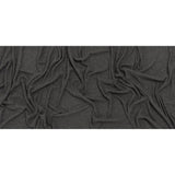Brushed Cozy Stretch Viscose 2x2 Rib Knit - Anthracite Gray - Deadstock